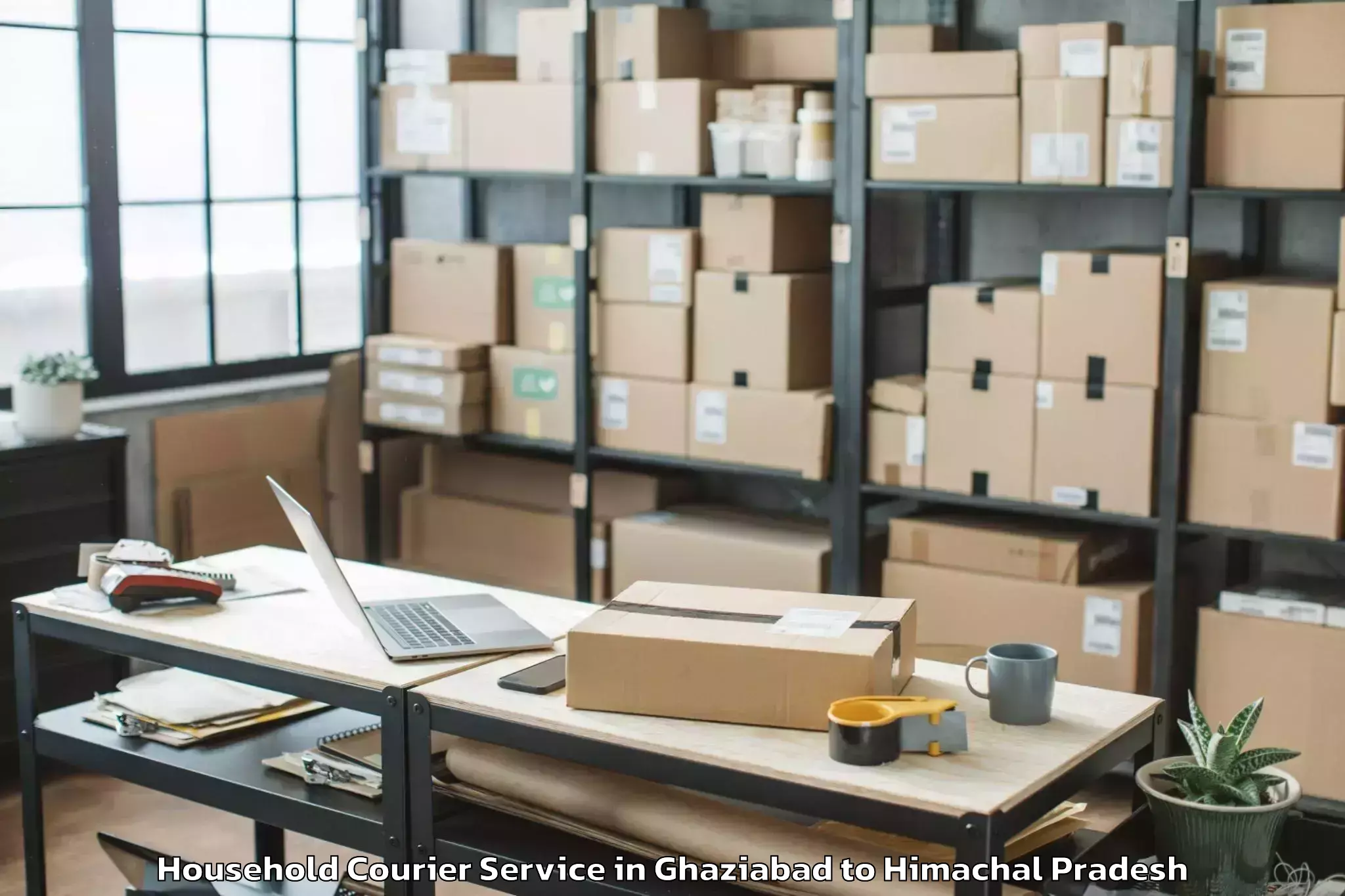 Trusted Ghaziabad to Keylong Household Courier